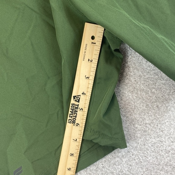 Fabletics Fundamentals unlined men’s shorts elastic waist pull on green black - Picture 6 of 9